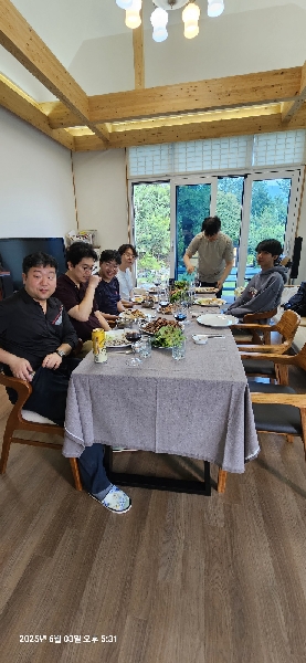 2025년6월3일 교수님댁 회식 대표이미지